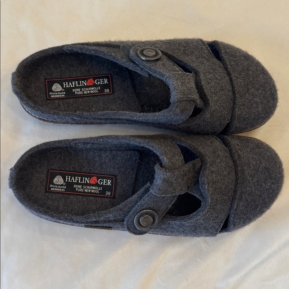 NWOB! Haflinger Boiled Wool Violeta Slipper Clog, sz 38 - Picture 2 of 11